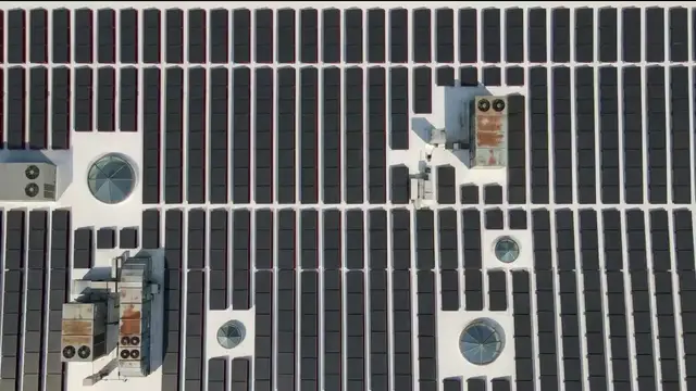 ROSE panels on an industrial and logistics building